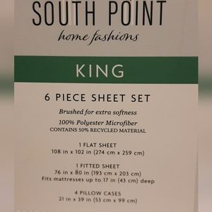 South Point King Size sheets  New in packaging never opened. Super soft